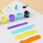 High Brightness Artist Grade Acrylic Paints Good Coverage Acrylic Paint Strip 5 ML