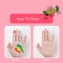 8 Color Kids Finger Eco Paint Set Non Toxic Finger Painting Kit