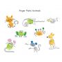 Factory Supply 6 Color Paint, Non Toxic DIY Finger Paint Set