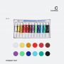 Poster Color Paints Factory Supply 12 Color 12 ML Aluminum Tube Gouache Paint Set