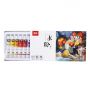Factory Supply 12 Color 12 ML Aluminum Tube YIKLAI Gouache Paint Set Art
