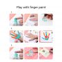 6 Color 20 ML Finger Paints Used On Finger Paint Books Running Storage Finger Paint Kids