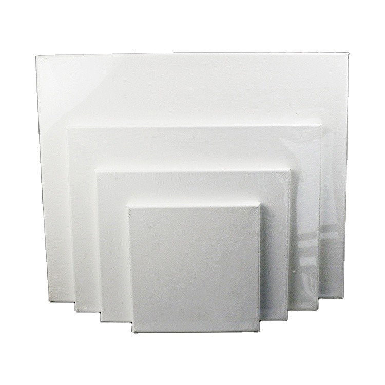 Factory Custom White Stretched Blank Artist Paint Canvas For Kids Set