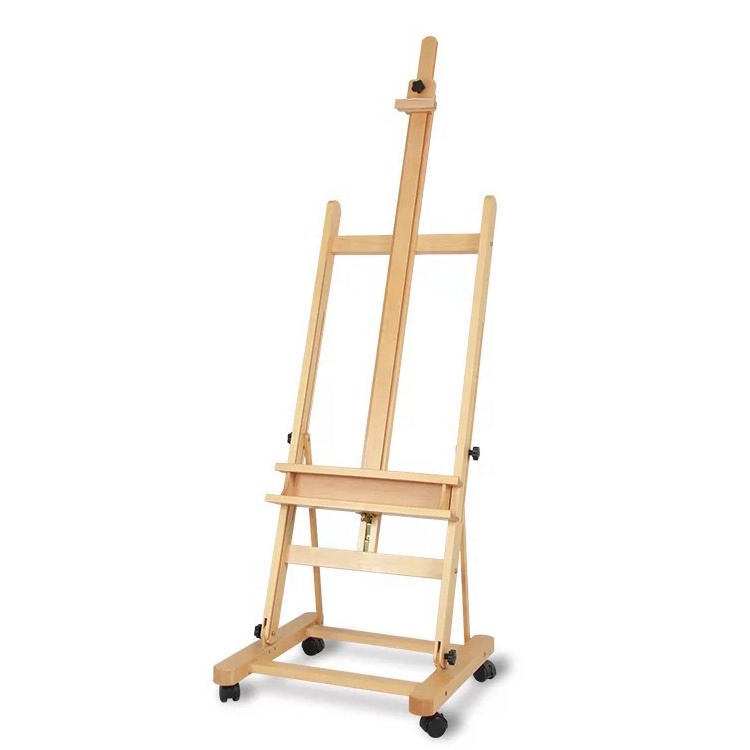 Deluxe Art Supplies for Oil Painting Artist Studio Quality Beech Painting Easel