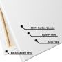 2021 Hot sale OEM hight quality 8X10'' art sets for paintings white blank large artists stretched canvas