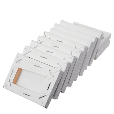 Painting Canvas Blank Mini For Oil Paint Wood Frame White Stretched Cotton Canvas DIY Artists School Supply