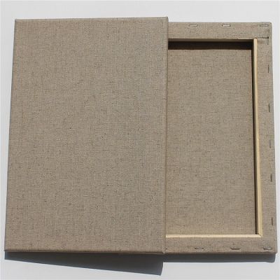 linen color stretched canvas for artist painting