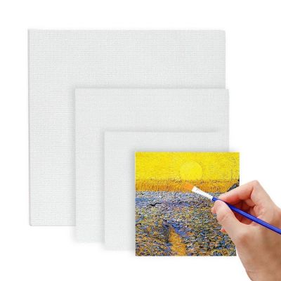 White Blank Art Boards Mini Stretched Artist Canvas 