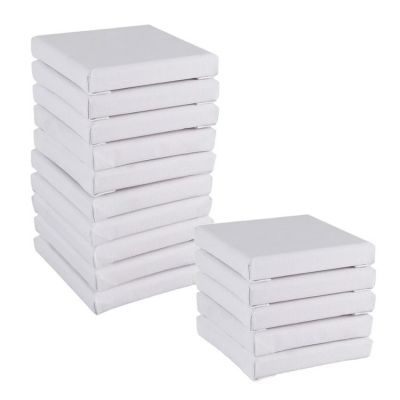 White Blank Art Boards Mini Stretched Artist Canvas Art Board Acrylic Oil Paint Wood+Cotton Artwork Painting