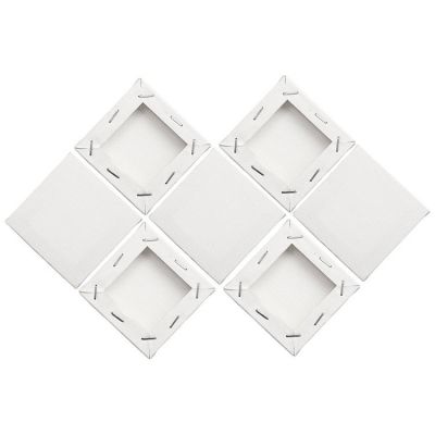 White Blank Art Boards Mini Stretched Artist Canvas 