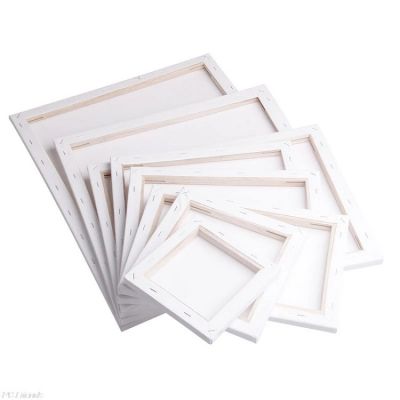 White Blank Stretched Canvas Square Artist Canvas For Painting Canvas