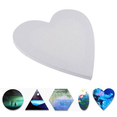 Blank Artist Canvas Art Board Plain Painting Stretched Canvas Love Heart