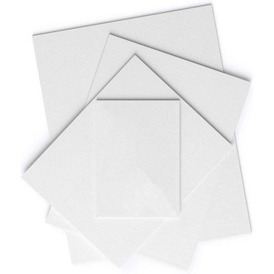 White Blank Canvas 100% Cotton Artist Canvases for Painting Acrylic Paint Oil Painting