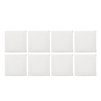 White Blank Stretched Artist Canvas Acrylic Oil Paint 