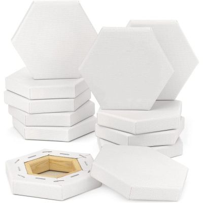 Blank Canvas Hexagonal Blank Canvases Cotton Art Supplies