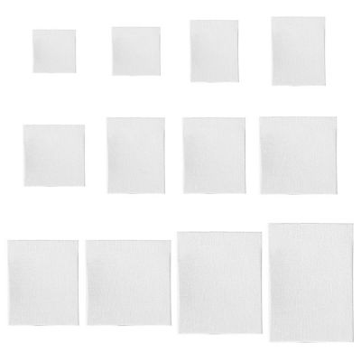 White Blank Square Artist Stretched Canvas for Watercolor Acrylic Oil Painting DIY Craft Art Supplies