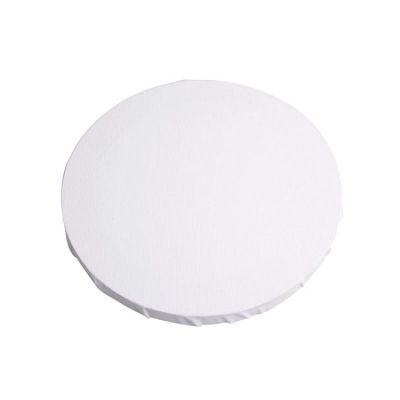 White Blank Panels Round Stretched Canvas Art Artist Painting Crafts