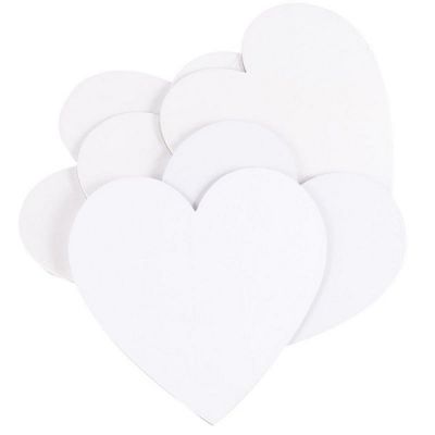 Heart Shape Cotton Artist Canvas Sketchpad