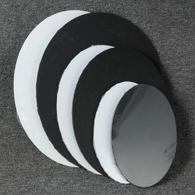 Oval Blank White Black Canvas For Acrylic Oil Watercolor Painting DIY Crafts Art Supplies