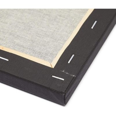 Black blank Stretched Canvas