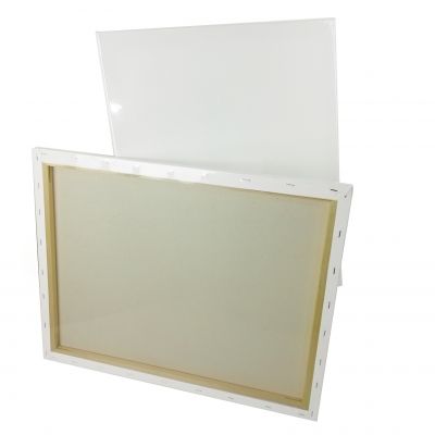 Professional Quality 12oz Primed Gesso Artist Stretched