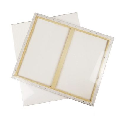 50x60cm Stretched White Blank Canvas