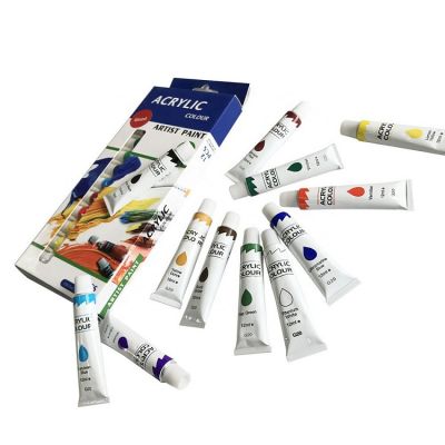 wholesale private label 12ml acrylic paint set for children
