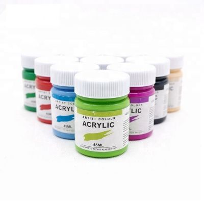 wholesale 45ml private label artist acrylic paint set in bulk
