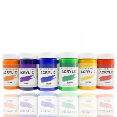 300ml bulk artist kids art acrylic color paint set for painting