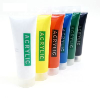 Cheap price 6pcs 75ml kids acrylic paint color set for art painting