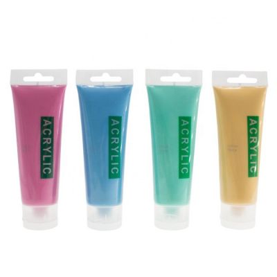 Hot selling non-toxic 100ml metacrylic paint metallic acrylic paints