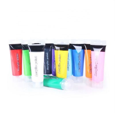 non-toxic kids art supplies acrylic paint set for children