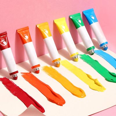 Wholesale 6/12/18 colors kids gouache color paint set