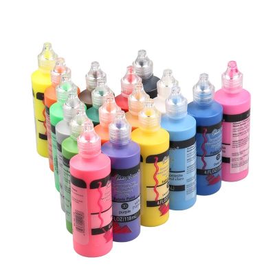 Professinal  118ml for 18colors 3D Fabric Paint Set For Artist Painting