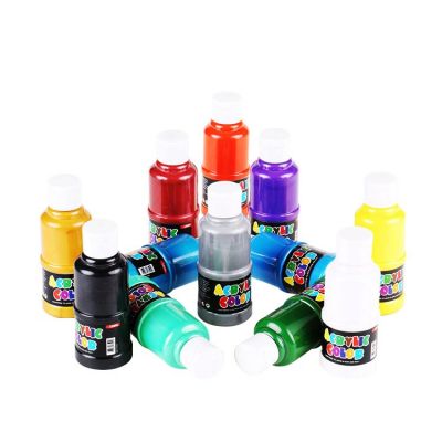 bulk private label kids 120ml artist acrylic paint colors