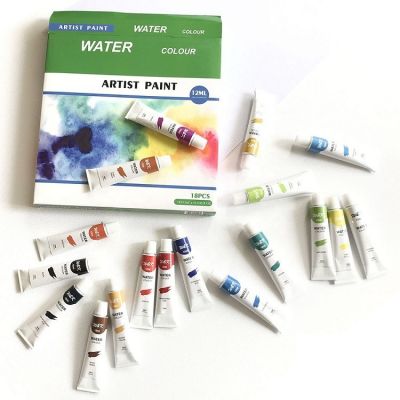 color brilliancy powder watercolor paint 18 set