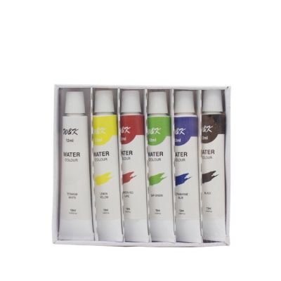 Design Novel New Trend Easy To Cleaning Professional 6 Colors Art Supplies Watercolor Set