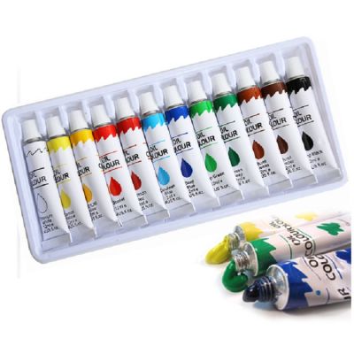 China Factory Artist Quality Oil Painting Set 12ml x 12 Art Paints