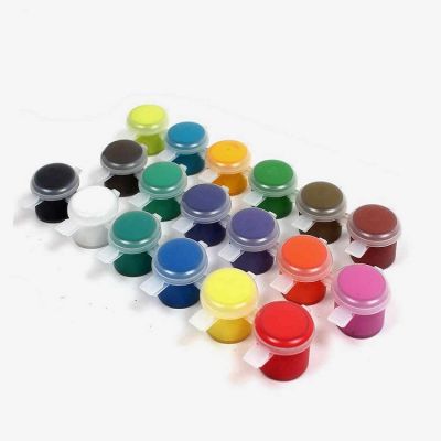 12ct 5ml ea. non toxic washable tempera paint set