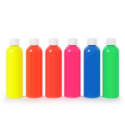 Crafter's All Purpose Neon Acrylic Paint 2 Ounces Safe Non-toxic