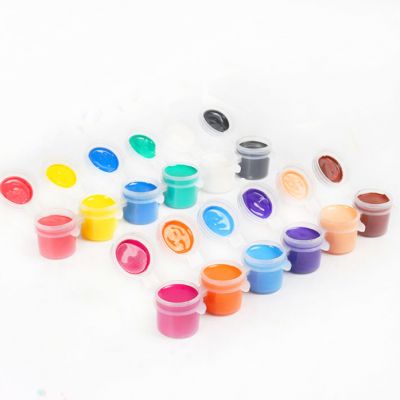 Wholesale 6 Colors Acrylic Paint Pots Non-toxic Safe for Kids