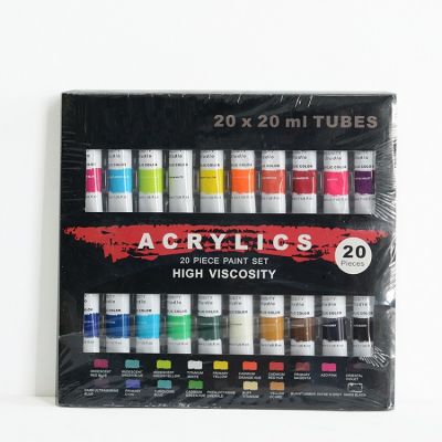 Amazon hot sale 20x20ml Tubes professional acrylic paint set for beginners, students & professional artist