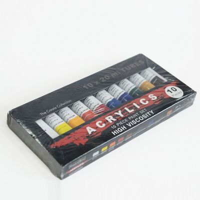 10 x20ml Tubes Professional Heavy Body Acrylic Paint Set