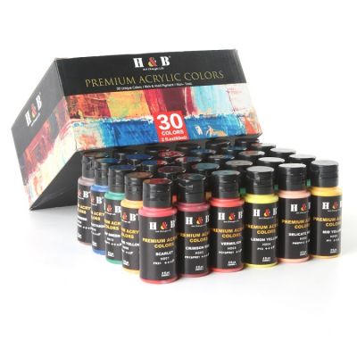 China factory seller wholesale 20/24/30colors acrylic paint