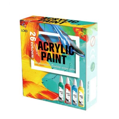 Acrylic Paint 26 Color Painting Acrylic Paint Bright Color And Environmental Protection Complete Acrylic Paint