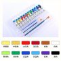 Professional Artis Non-Toxic 12 Colors 12ML Oil Paint Set With 3 Brush And 1 Palette