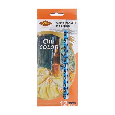 Nontoxic 12 Colors 12 ML Oil Paint Set For Painting