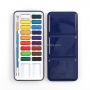 Superior 18/25/33/42 Solid Watercolor Paint Set With Water Brush Pen Travel Water Color Pigment With Tin Box And Paper Box