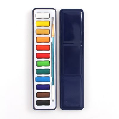 Hot Product 12 colors Watercolor Solid Paints Set for Artists Painting Professionals Beginner Painters