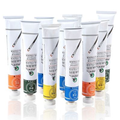 Cheap price set of 24 colors painting drawing canvas wood ceramic fabric Non toxic & vibrant artist oil acrylic paints